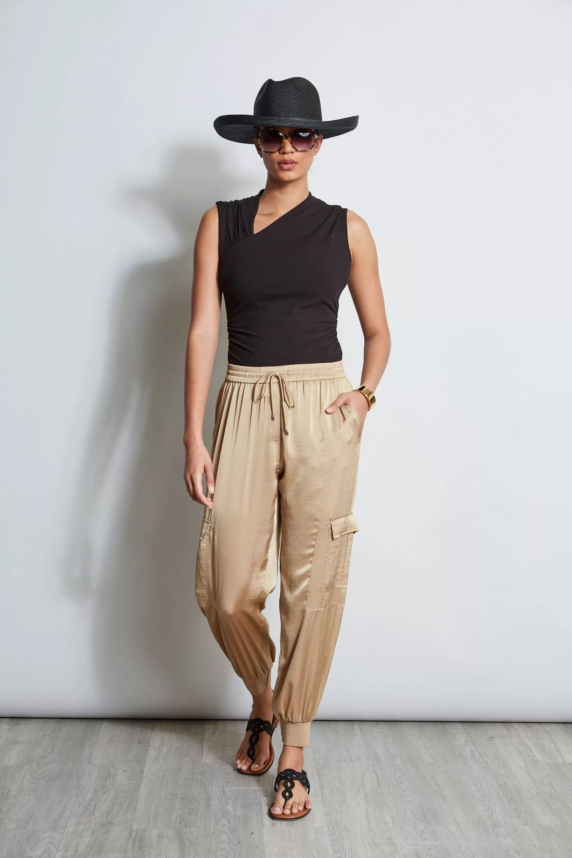 Satin Cargo Pant