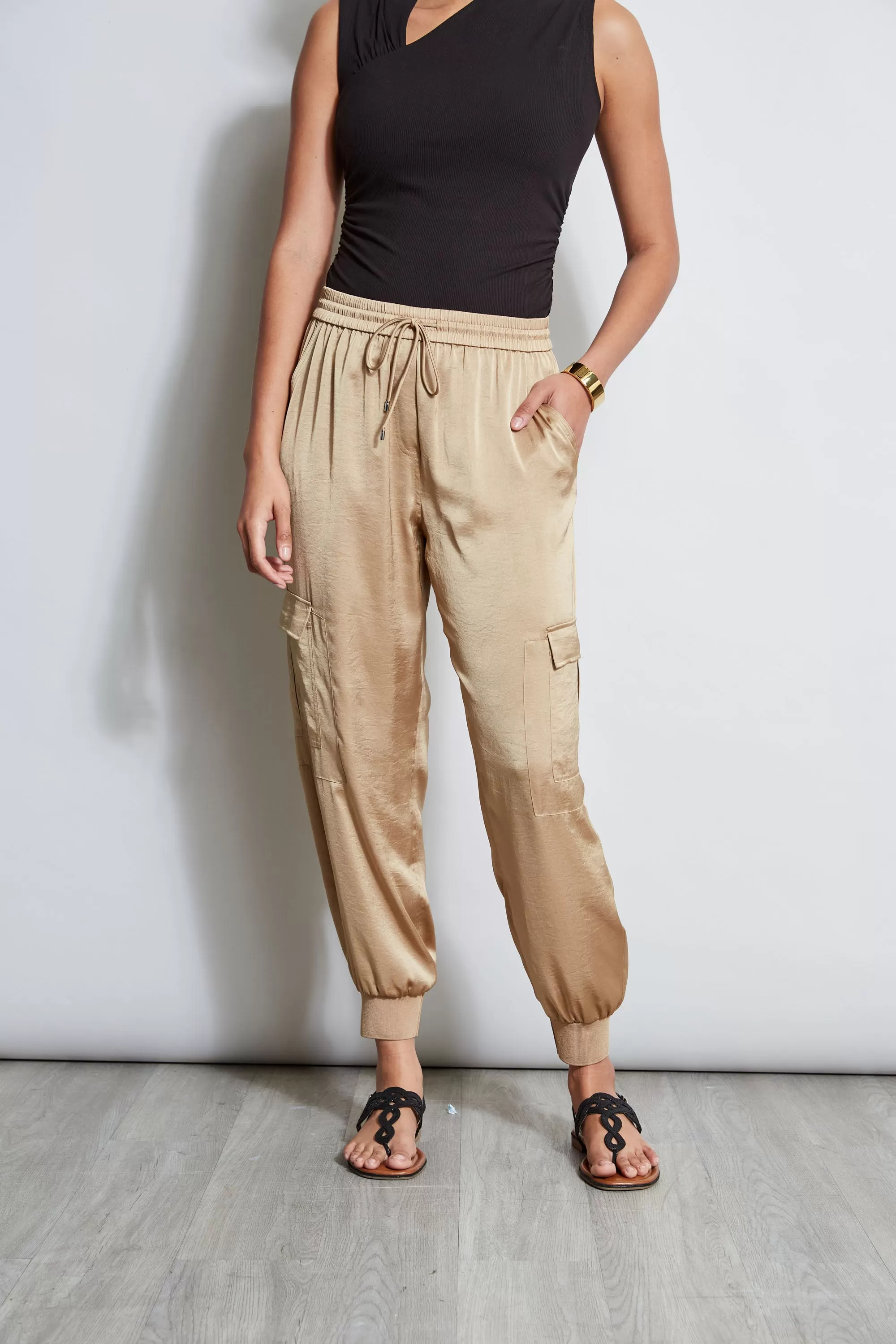 Satin Cargo Pant