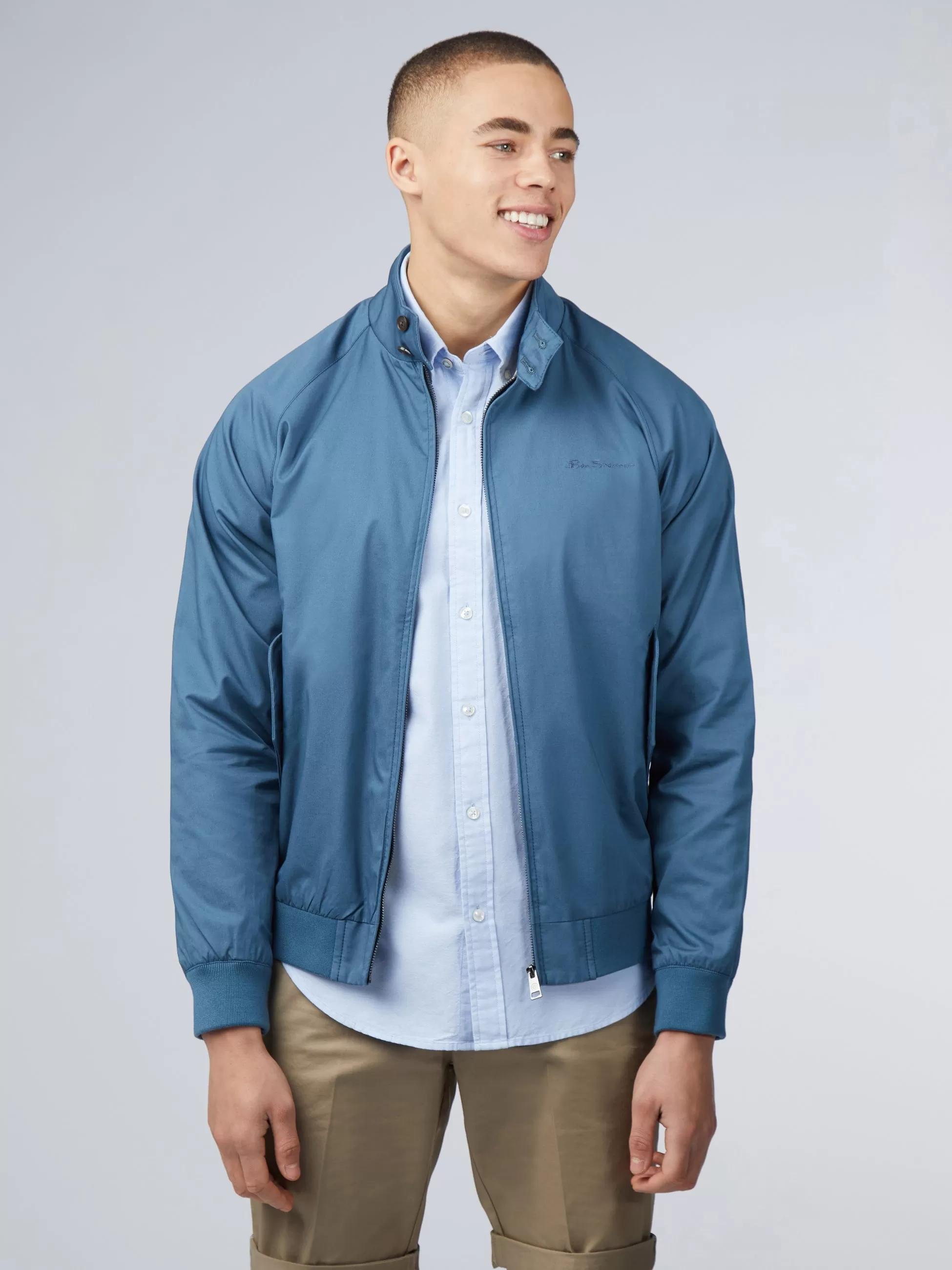 Signature Harrington Jacket - Teal