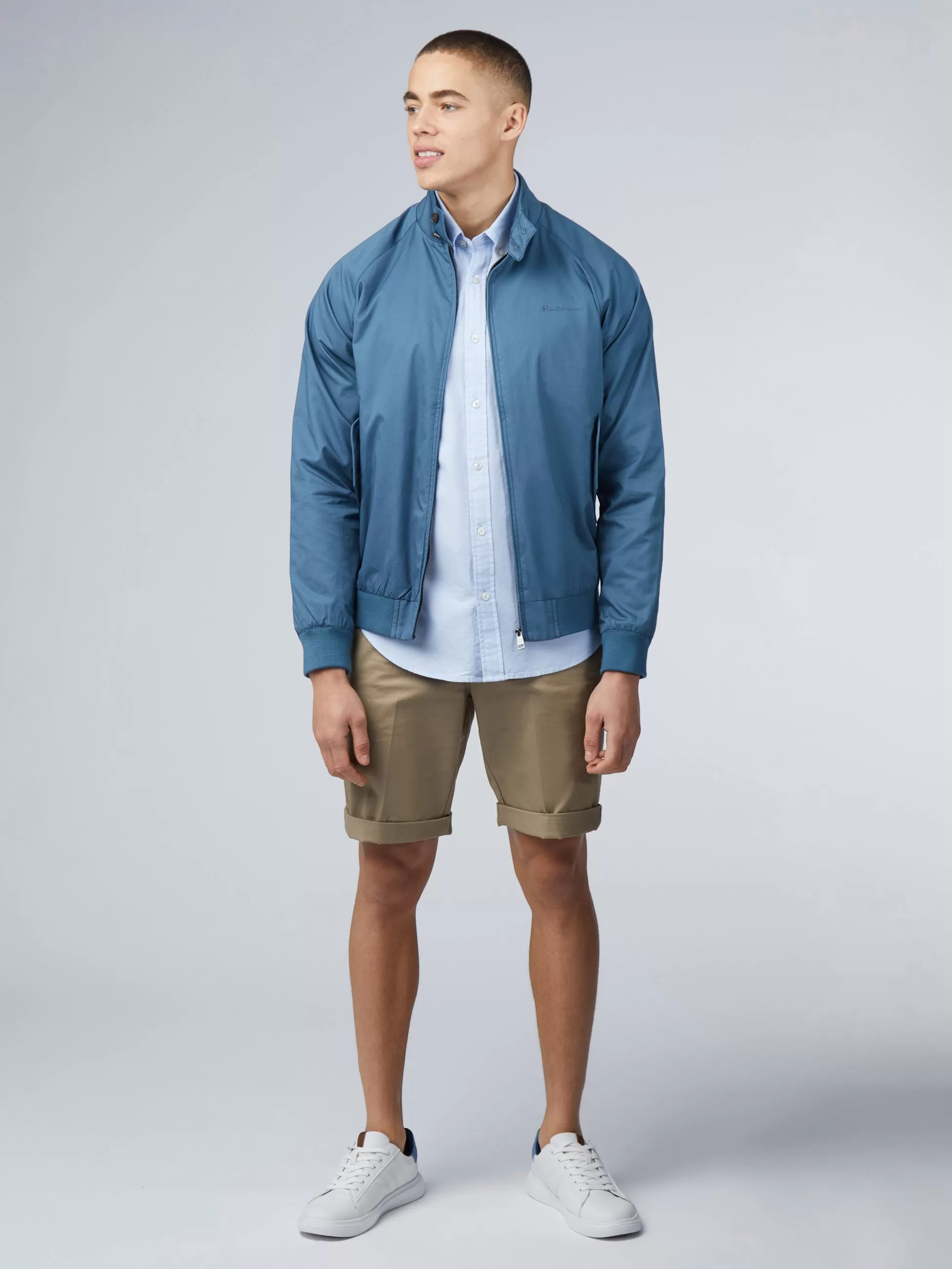 Signature Harrington Jacket - Teal