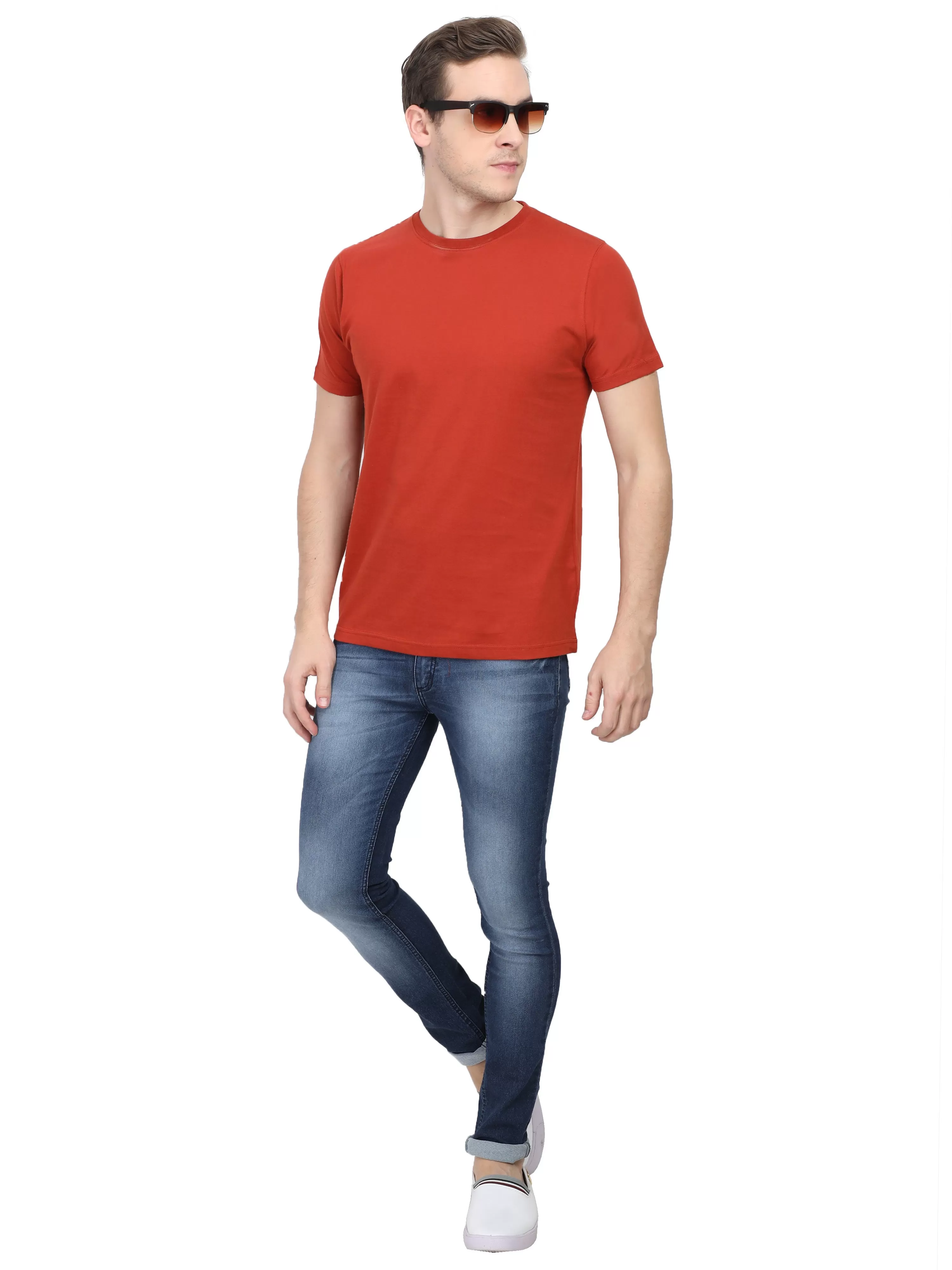 Solids: Brick Red Premium T-shirt