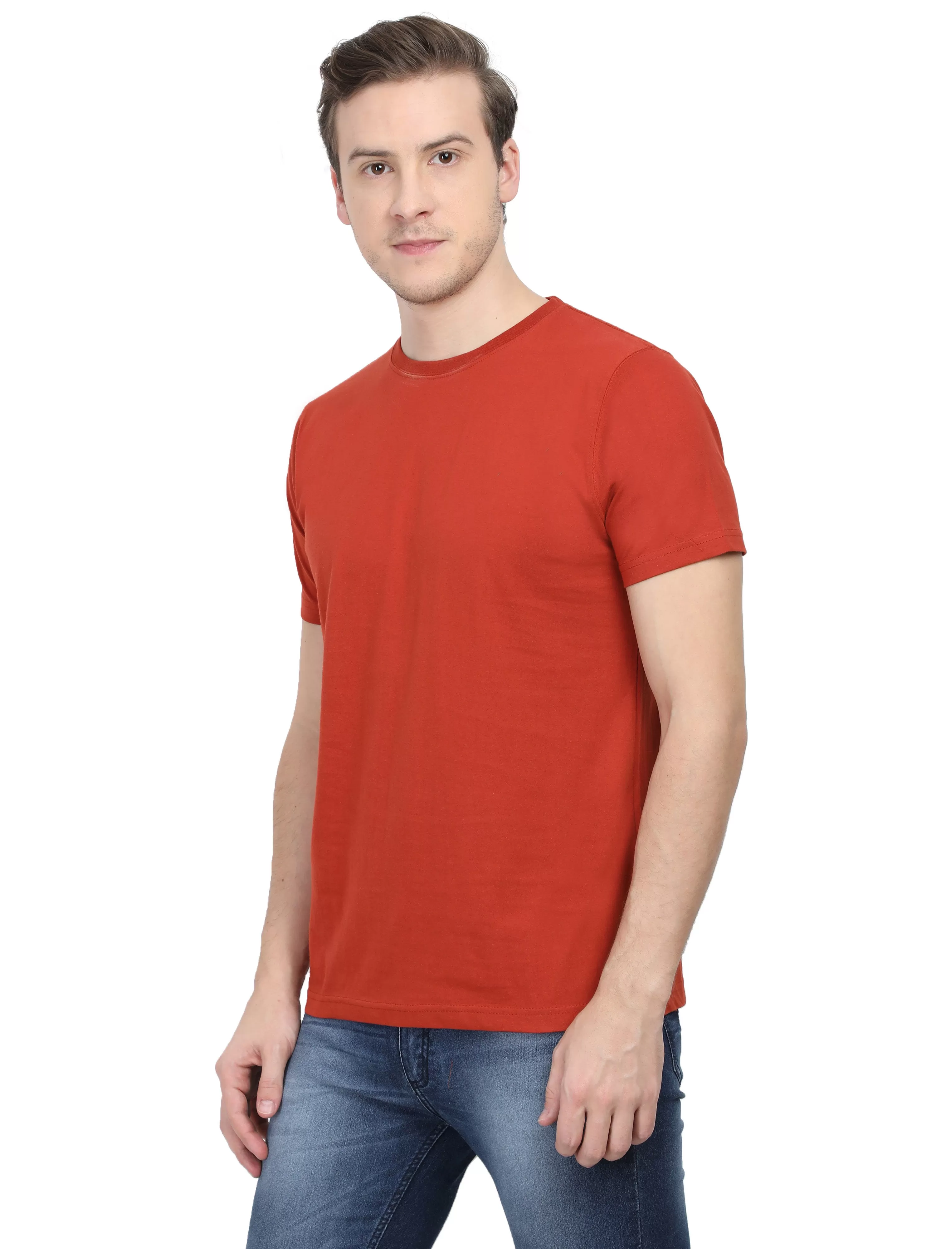 Solids: Brick Red Premium T-shirt