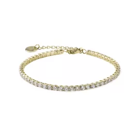 Stainless tennis bracelet