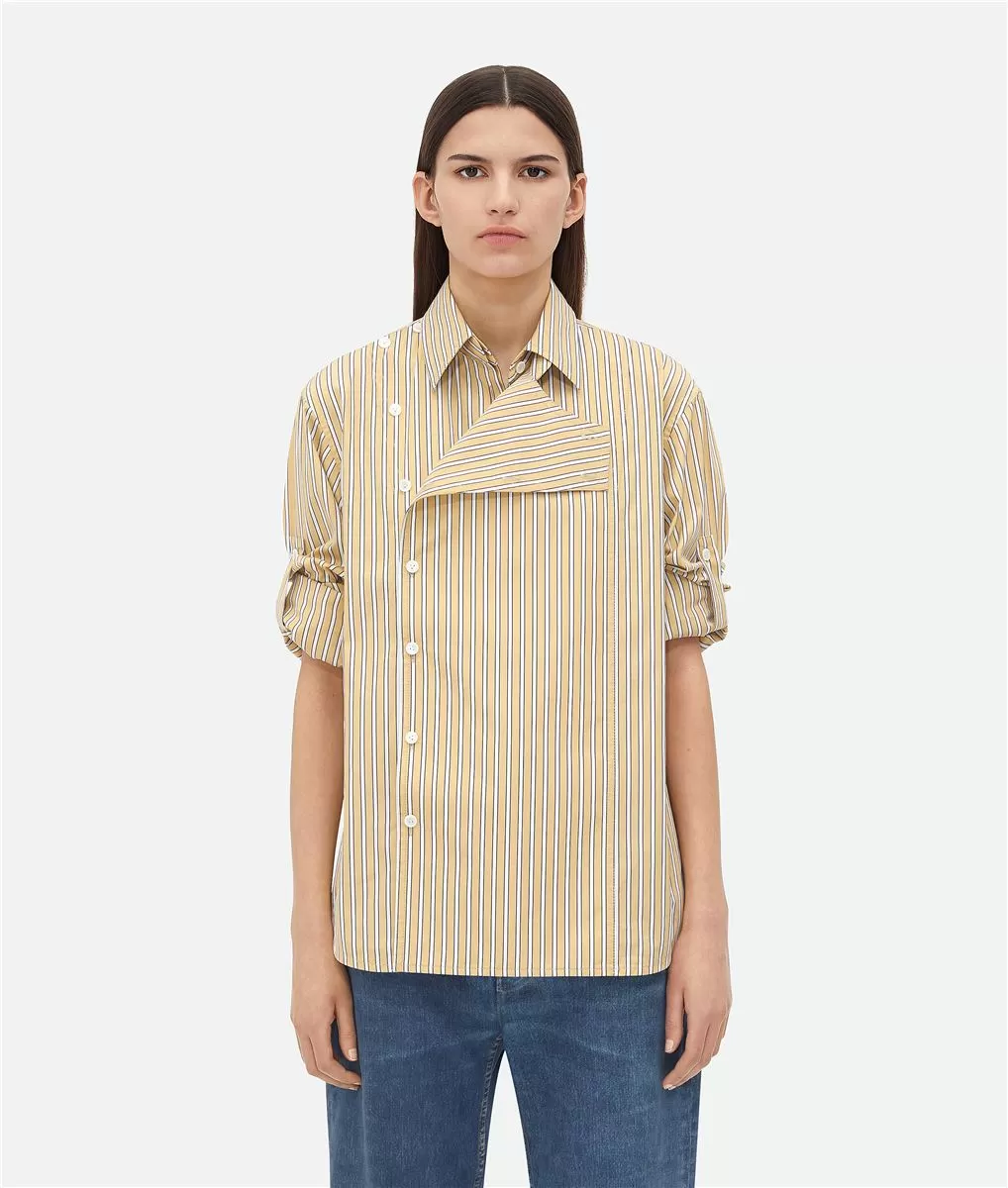 STRIPED POPLIN SHIRT