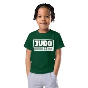 Sun-Safe Play: Boy's Short Sleeve Judo Rash Guard - Sherwood Forest