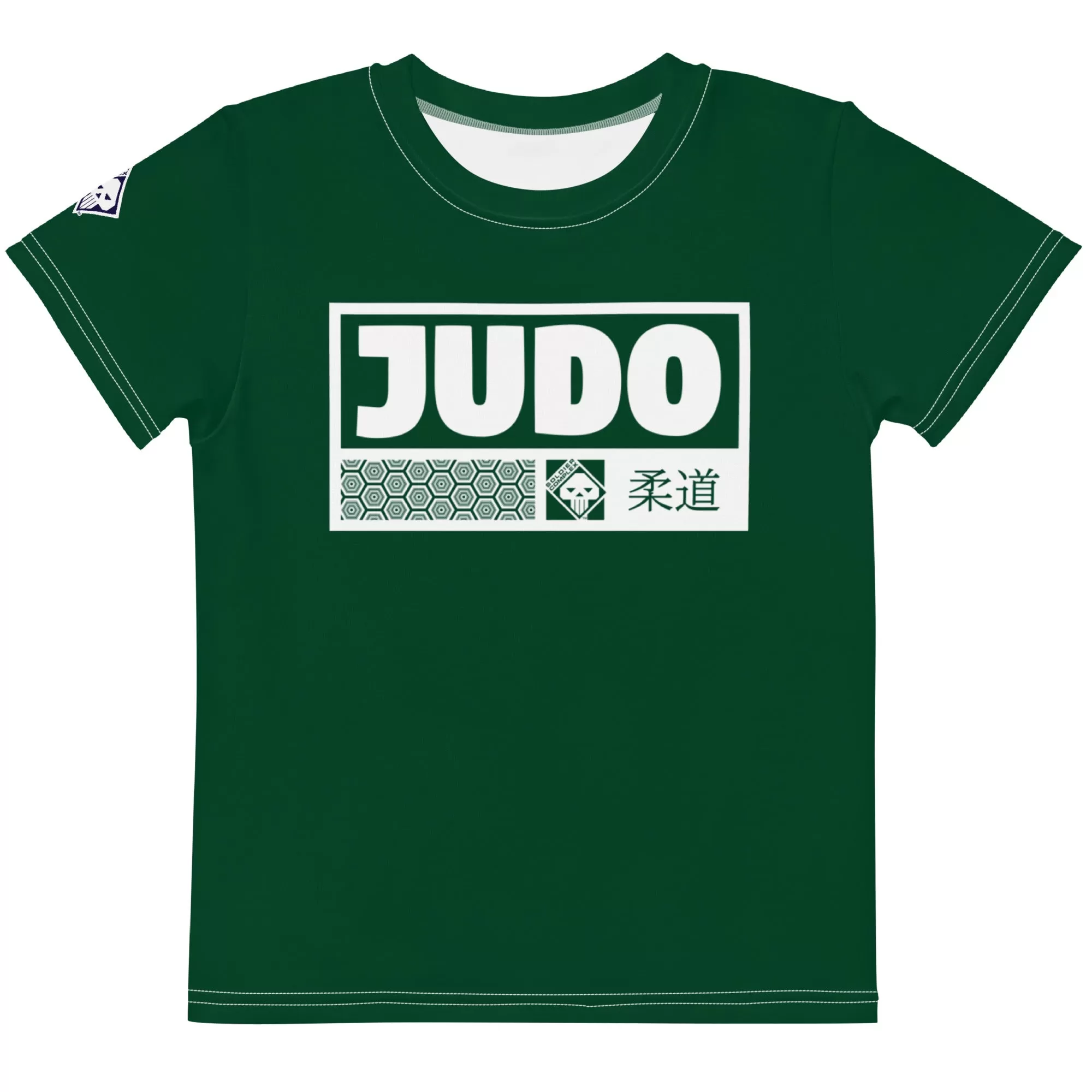 Sun-Safe Play: Boy's Short Sleeve Judo Rash Guard - Sherwood Forest