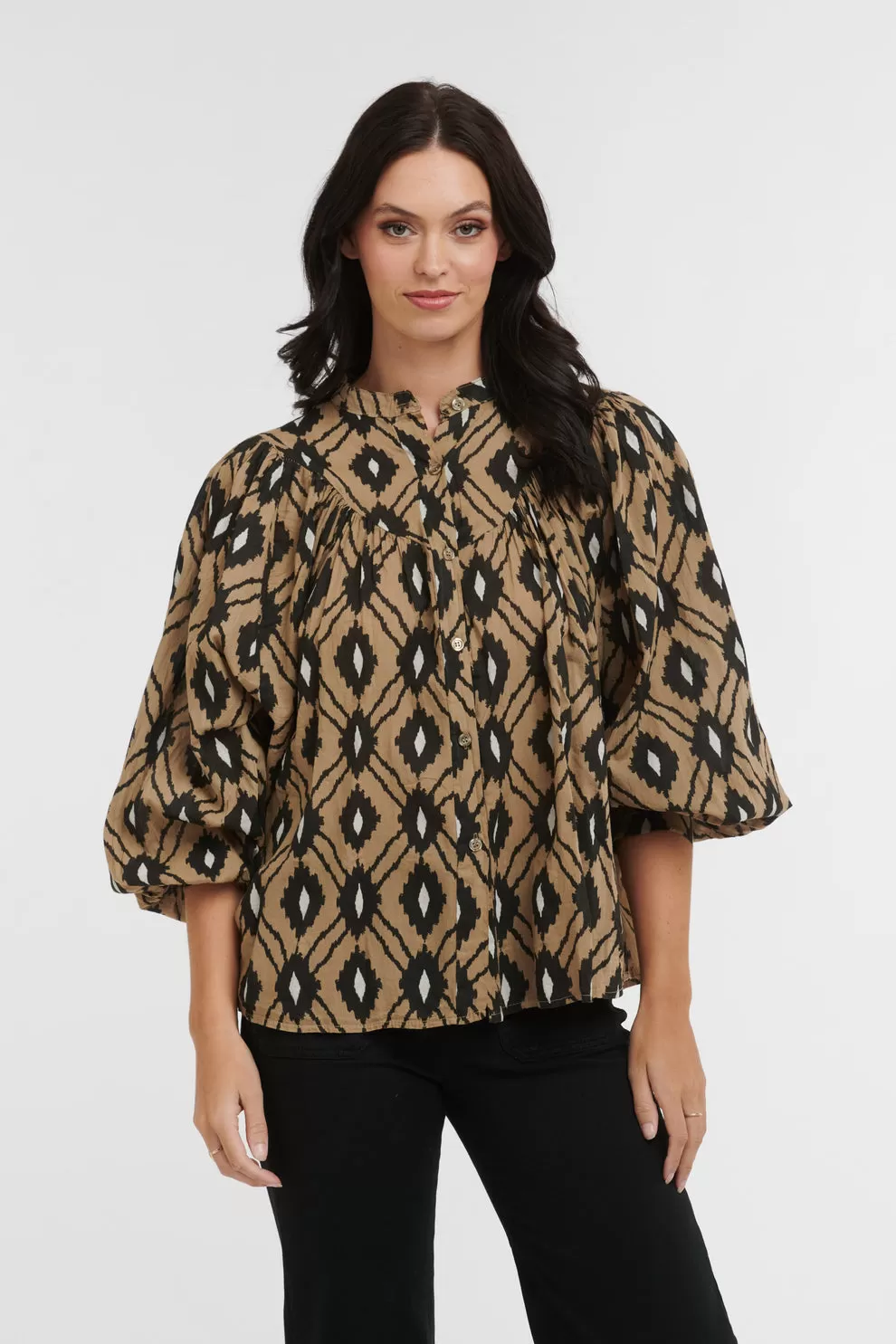 Sybil Blouse - Camel