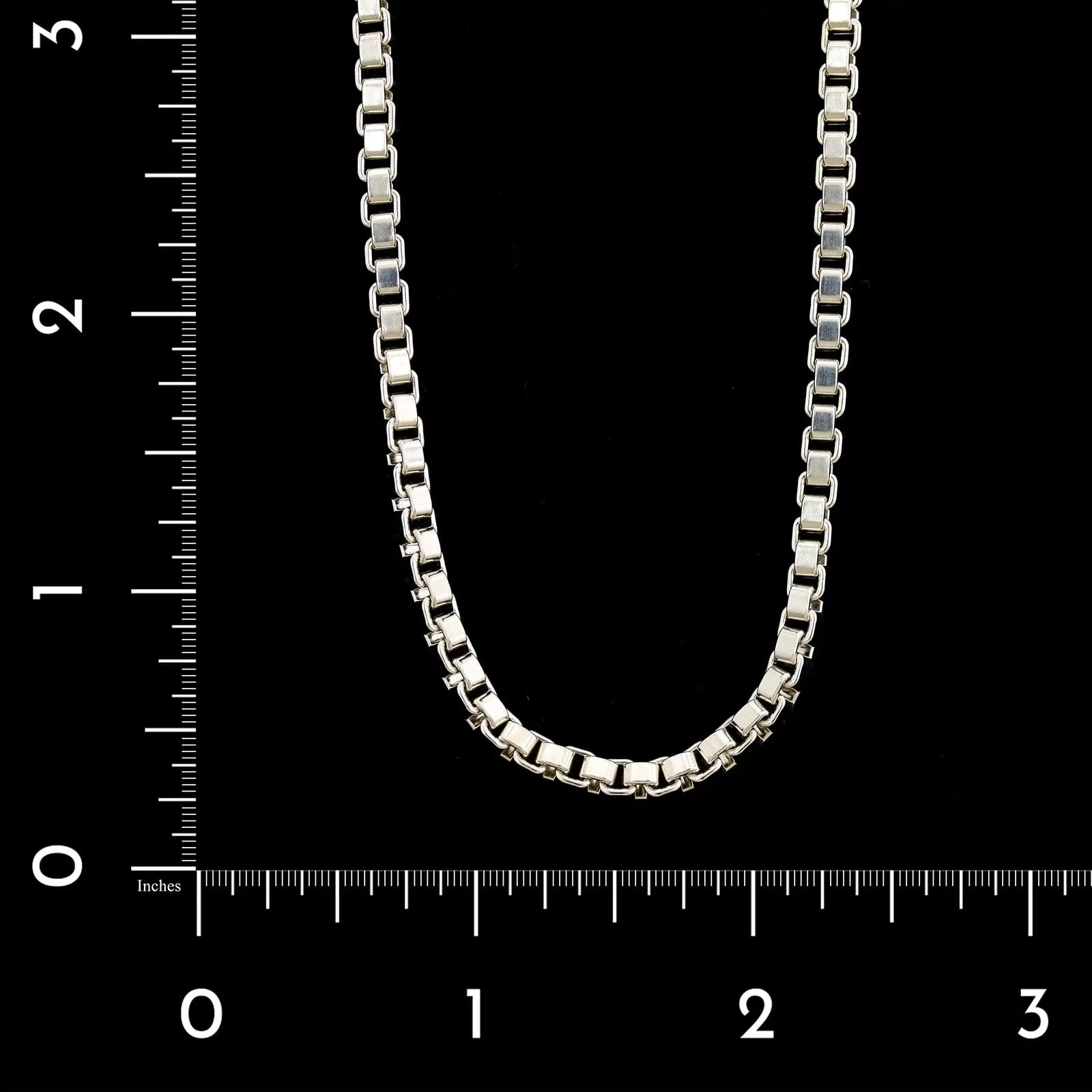 Tiffany & Co. Sterling Silver Estate Venetian Link Chain Necklace