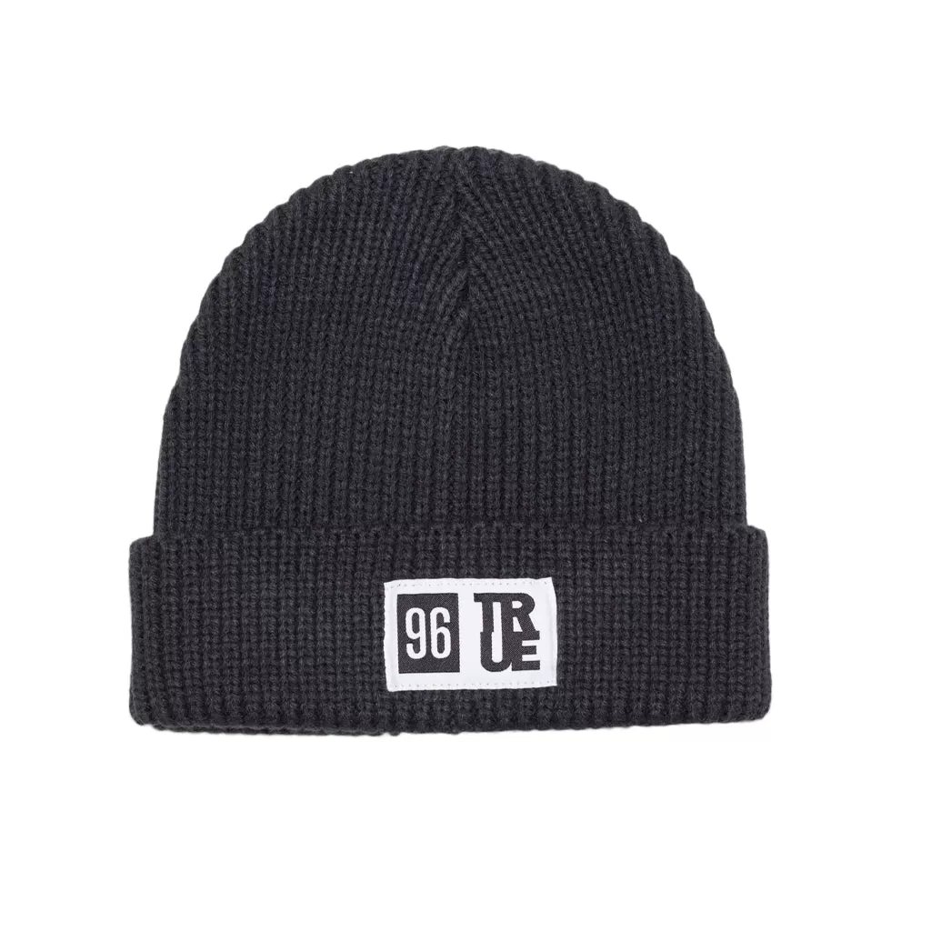 True 96 Waffle Beanie Charcoal