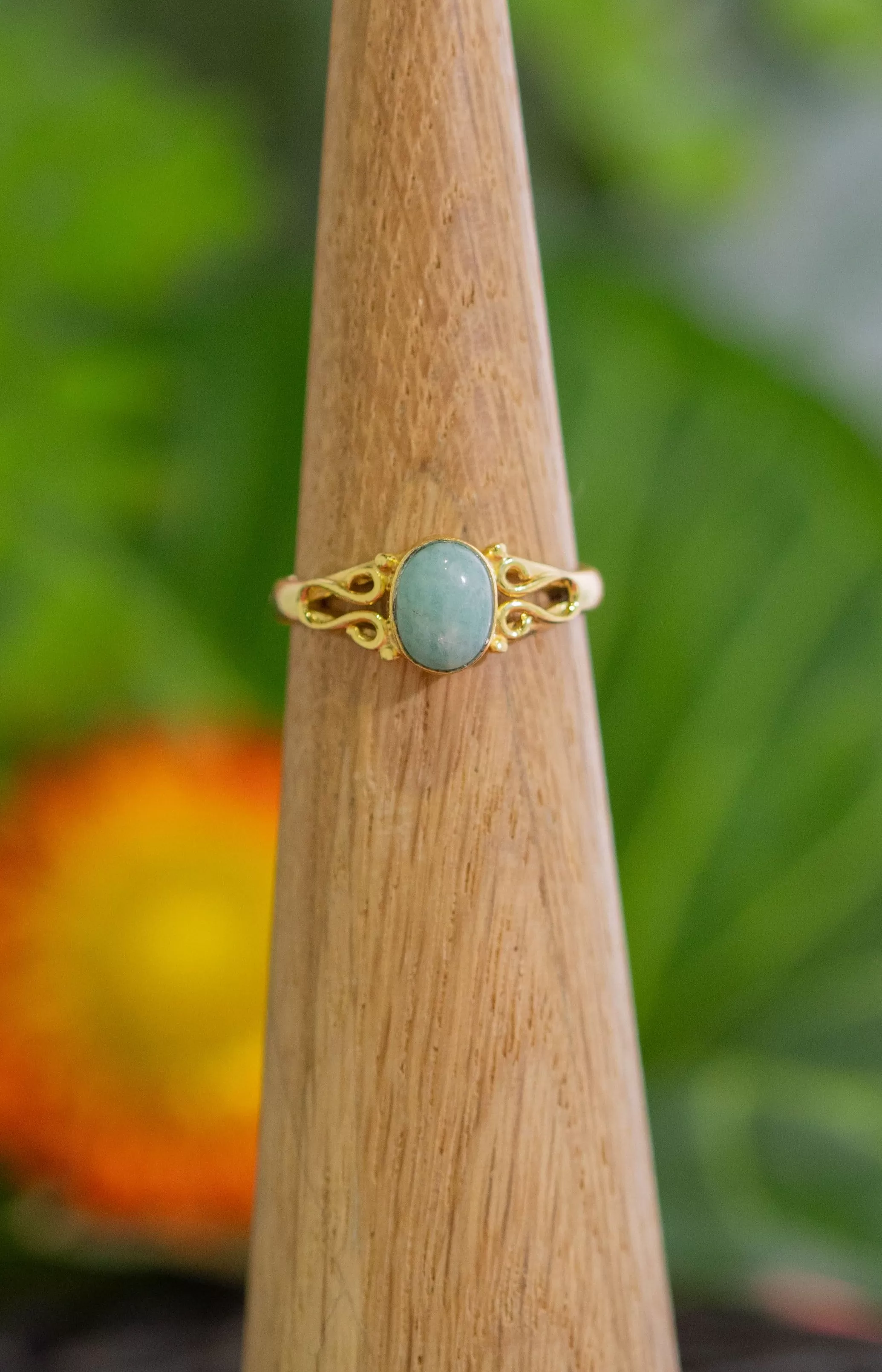 Uriel Amazonite Ring