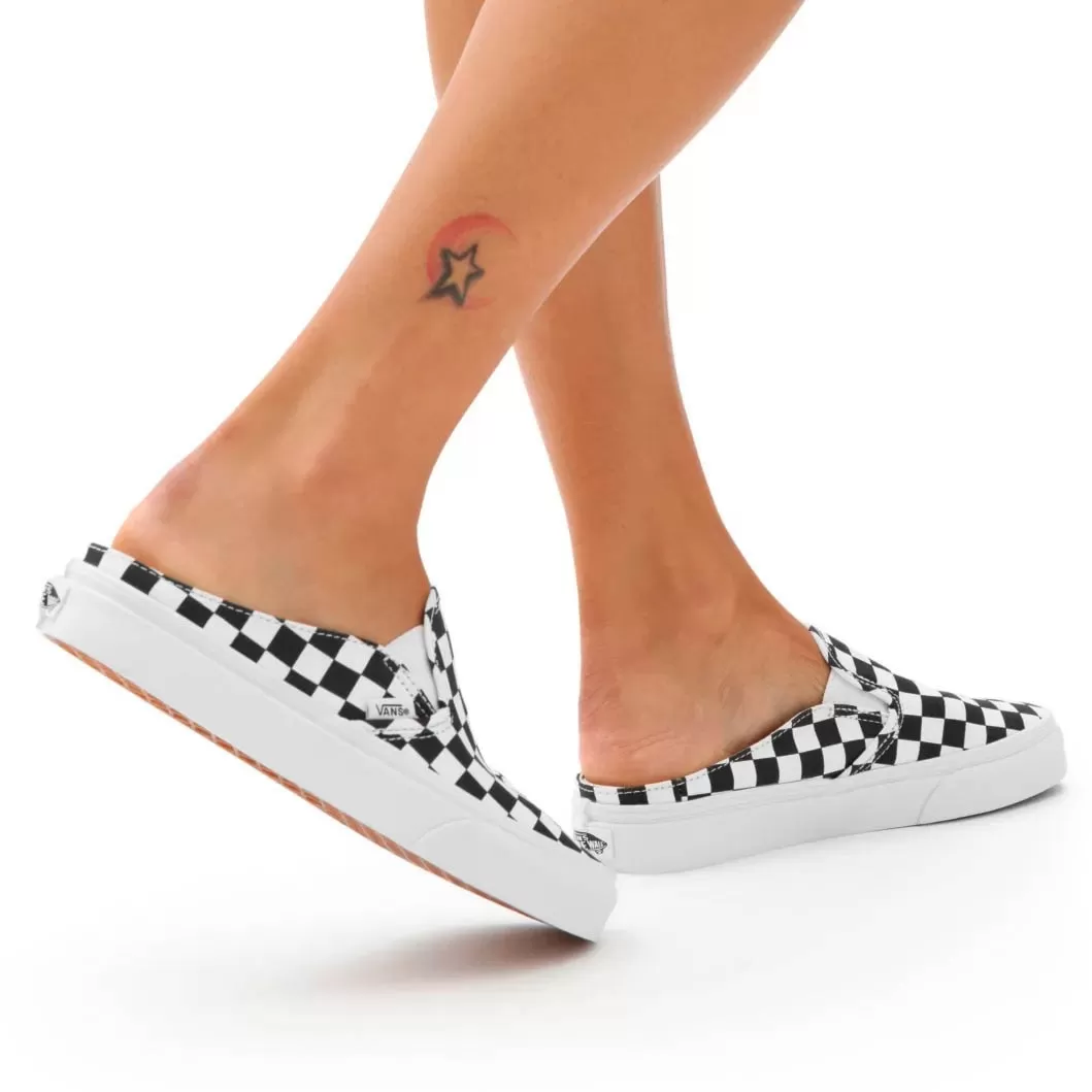 Vans Classic Slip-On Mule - Checkerboard