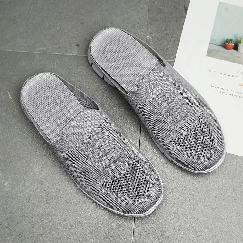 Woman Mules New Casual Half Slippers